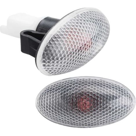 632574 2 X Clignotant LatéRal Feu de Position RéPéTiteur Indicateur de Lampe pour Peugeot 206 407 607 HEADLIGHTS (1/4)