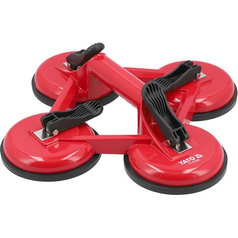 Saugheber 4 x Ø120mm, Alu, Tragkraft 180 kg