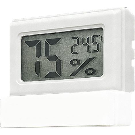 Moniteur D'Humidité pour Reptiles Moniteur Magnétique Numérique Précis Hygromètre pour Terrarium De Dragon Barbu Gecko Léopard Crabe Ermite Serpent Araignée Usage Maison Cage Terrarium (1/5)
