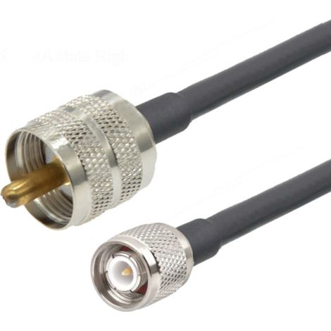 Cable de antena con conector TNC / conector UHF RF5 de 15 m