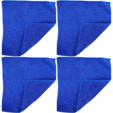 4 Pièces Serviette Magnétique en Bleu pour Tableau Blanc, Surface sans Rayures, pour Bureau et École, Réutilisable (1/5)