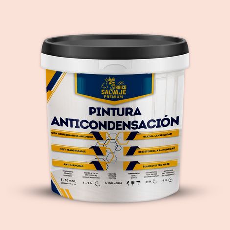 Pintura Anticondensación, Antihumedad, Conservantes Antimoho, Aislante Térmico, Acabado Mate, Sunrise 750 ML