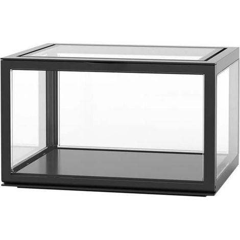 1 pièce Boîte de rangement pour figurines, vitrine en acrylique transparente, organisateur de bureau avec couvercle magnétique, idéal collectionneurs (1/4)