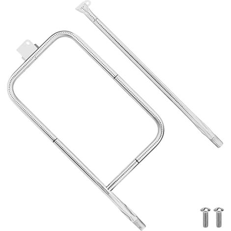 Tube de brûleur 65032 pour barbecues à gaz Weber Q320 Q300 Q3200 56 cm en acier inoxydable 304 pièces de rechange (A)
