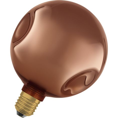 OSRAM Lampe LED en verre DECOR FLAT Electro Retro, moyenne Ø 150 mm, rose, E27, 3,5 W, 300 lm, 2 700 K, blanc chaud, electroball (1/5)