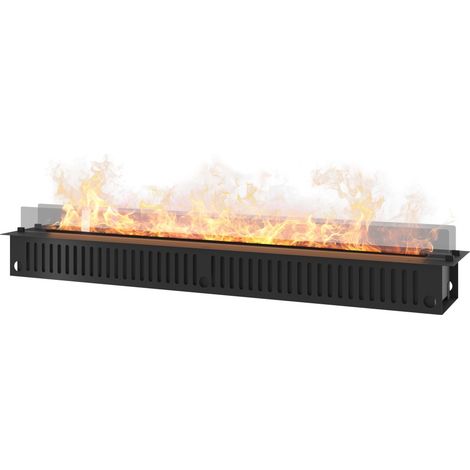 Caminetto a Vapore Acqueo da Incasso Invapo Insert 2200 - Fiamma Multicolore, Effetto 3D e Controllo App, Serbatoio 4.8l - 220cm Autorefill
