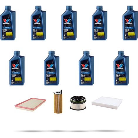 Kit tagliando 4 FILTRI e 9L OLIO compatibile con Mercedes Vito III (447) 116 CDI 120kw Dal 2019 (1/5)