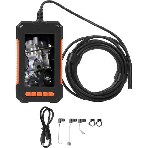 Endoscope P40 8mm 1920X1080P IP67 étanche, écran d'affichage couleur 4.3 pouces, Endoscope portatif (1/5)