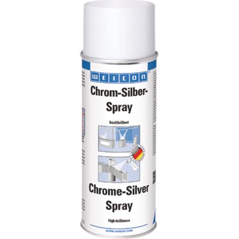 Espray de aluminio cromado plateado Weicon 400 ml
