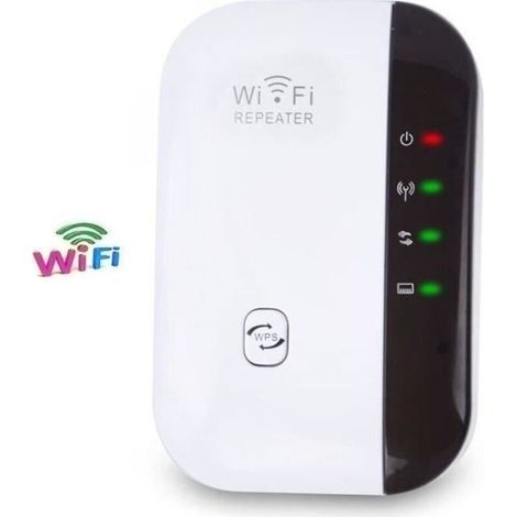 Repetidor WiFi universal PLUG&SURF para todas las suscripciones: aumenta la calidad y el alcance del WiFi, repetidor WiFi RJ45 de 300 Mbps S03E4 (1/4)
