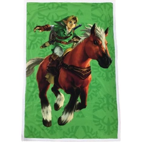 Couverture Sherpa - ZELDA - Link et Epona - 100 x 150 cm (1/5)