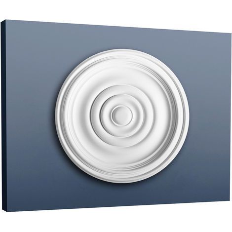 Rosone soffitto parete in poliuretano Orac R08 LUXXUS decorazione per interni d 38 cm (1/5)