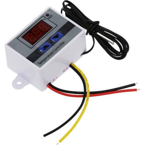 Thermostat Domestique pour Chauffage, contrôleur de température numérique de précision Thermostat numérique pour plinthe électrique 110 220V (1/5)