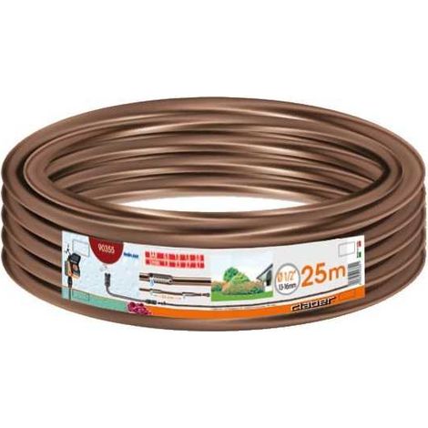 Tubo gotero 1/2 m 25 Marrón Micro 90356 Claber