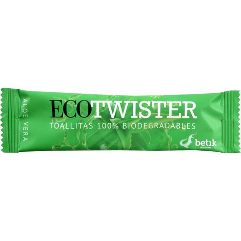 Rince-doigts Ecotwister en fibres végétales aloe vera - 1000 unités - Betik