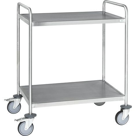 Carrello smart in acciaio inox con freno 880 x 500 x 965 Kongamek KM60367MRM