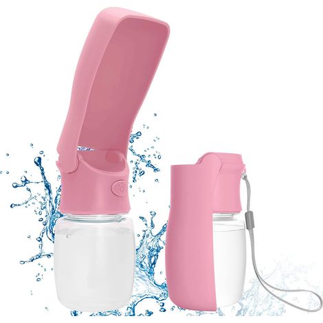 Filiyano-Gourde pour promenades de chien - Gourde pliable et étanche, portable, pour chiens et chats, récipient pour eau pour chien, Tra (1/5)