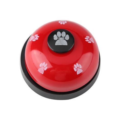 Cute Durable Iron Cartoon Pet Bell for Interactive Dog Cat Toy (Red) (1/5)