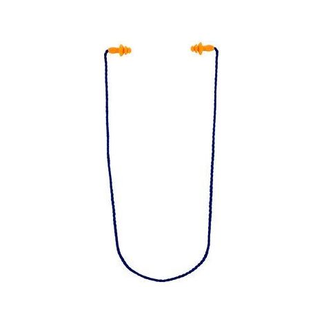 3M Corded Ear Plugs with Storage Box 87-98 dB Reusable and Washable Ear Plugs Protection - Kit of 1