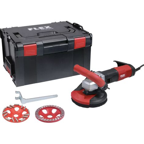 Sander Flex LDE 16-8 125 R + muela abrasiva Estrich-Jet de 125 mm (1/5)