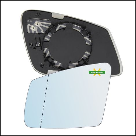 Piastra specchio retrovisore termico asferico lato sx-guidatore per bmw serie 1
