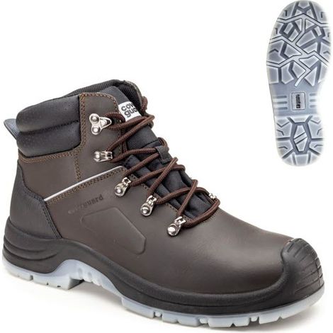 CHAUSSURES DE SÉCURITÉ HAUTES - STONE S3 MARRON - CoverGuard (1/3)