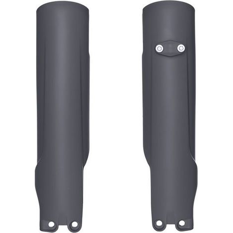 Protectores de piernas con amortiguador Polisport para KTM SX, SXF, EXC, EXCF, TE y TC (gris)