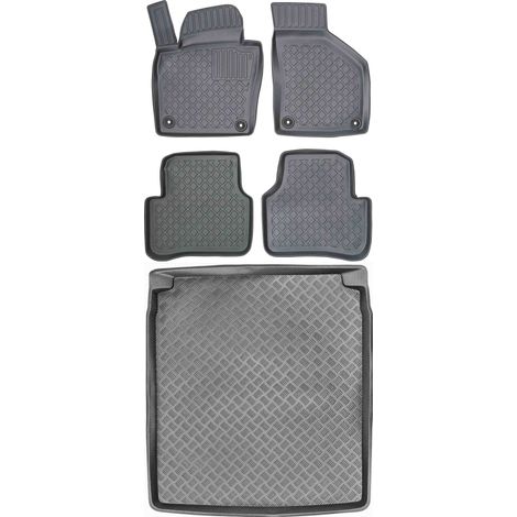 Set di tappetini per auto e tappetino per bagagliaio per Volkswagen Passat B6 berlina dal 2005 al 2010. (1/5)
