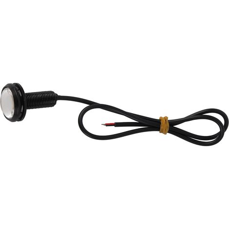 Feux de recul Eagle Eye LED 23mm rouge étanche 9W, lampe témoin auto moto, ampoule feux de route, éclairage signalisation véhicule (1/4)