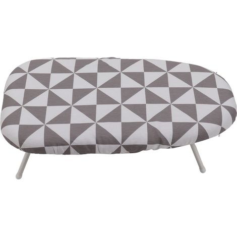 Petite table à repasser pliante, fer à repasser de table, tapis de repassage, mini table à repasser, support pour planche à repasser, forme simple en losange - planche nue, sans housses de repassage (1/5)