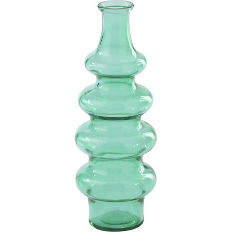 Vase en verre vert émeraude - vert émeraude (1/2)