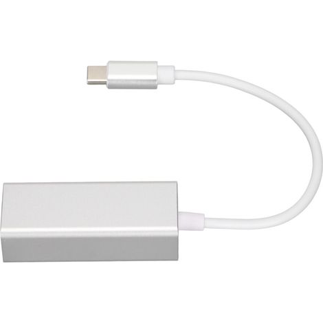 Gigabit-Ethernet-RJ45-Adapter, USB-C-Schnittstelle, feuerfestes Gehäuse, Plug & Play, kompatibel mit Macbook- und Windows-Laptops, stabile Netzwerkverbindung und breite Anwendbarkeit.