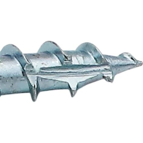 Vis charpente TEKOR Tête fraisée Cranté TORX T40 10X120 Filetée sur 80 Pointe antifendage type 17 Acier zingué - 1 pièce (1/2)