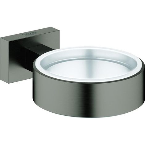 Support Porte-savon ESSENTIALS CUBE f B SeifSpend od Seifensch. graphite dur