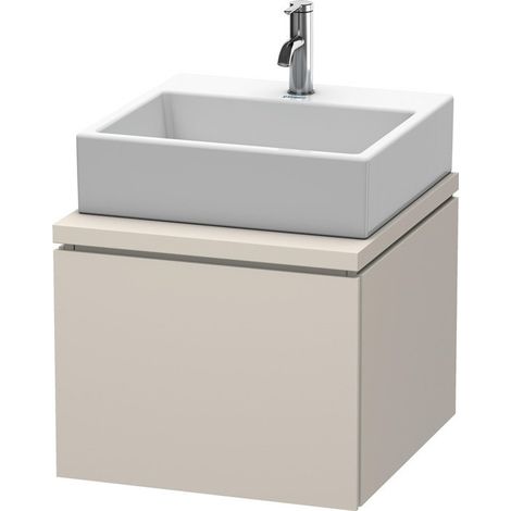 Meuble sous-vasque L-CUBE 520x547x400mm taupe