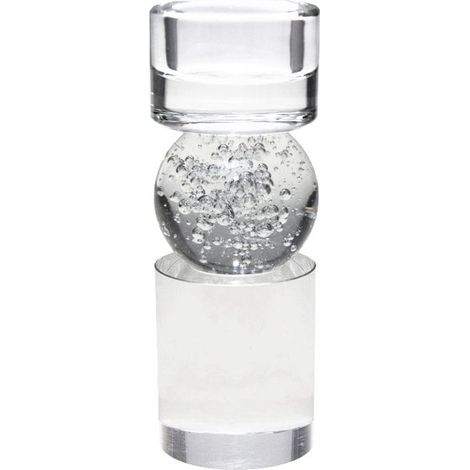 Chandelier Bougeoir Haut en Verre Transparent Designs Décoratif 6 x 6 x 16,2 cm - PANGIVO (1/4)