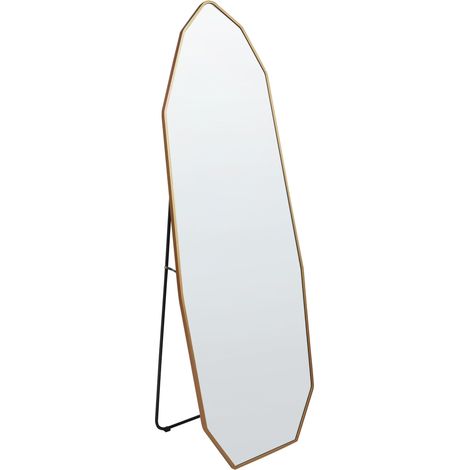 Standspiegel TARTAS 165 cm Metall Gold