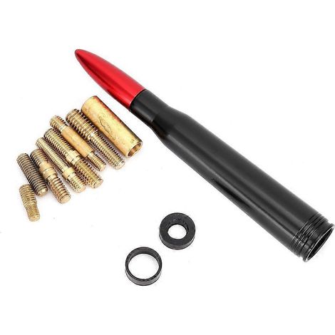Antena externa para vehículo calibre 50. Kit de antena con forma de bala compatible con Ford F150.