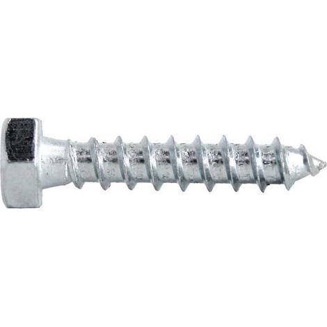Ultima 141 tirafondos acero zincado blanco 8mm x 120mm (1/2)