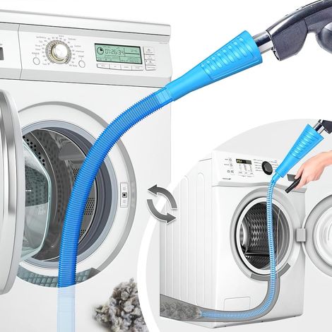 Lot de 2 outils de nettoyage pour grille d'aération de sèche-linge avec adaptateur (1/5)