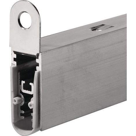 Junta  de puerta  EllenMatic  Soundproof  1  pieza  longitud  1208mm  ancho  15mm  aluminio  negro  plata  ELLEN (1/2)