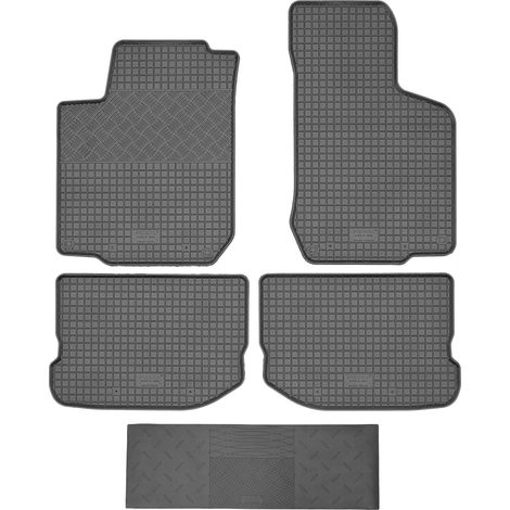 RIGUM 902372 Fußmatten + 900101 Abdeckung - Volkswagen New Beetle Schrägheck ab 1998, AV / OVAL Vorne - EINBAU