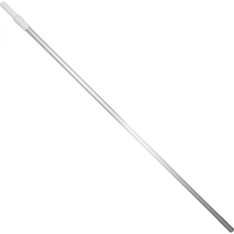 Linxor – Manche télescopique aluminium 2.53 m à 4.80 m – Fixation universelle 30 mm – Léger pour manipulation aisée – Nettoyage piscine