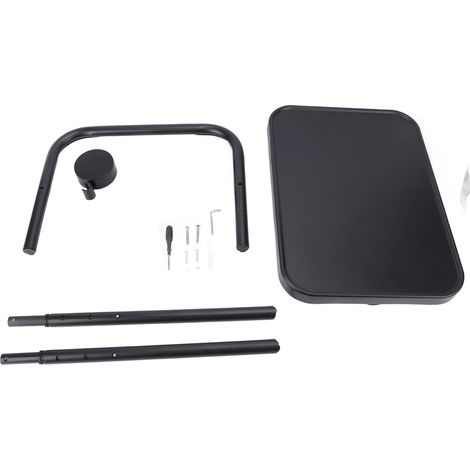 Table d'appoint de canapé, plateau de dîner pliable pour TV, 3 réglages de hauteur, plateau magnétique pour chambre à coucher et salon 18,9x13,78 pouces (1/5)
