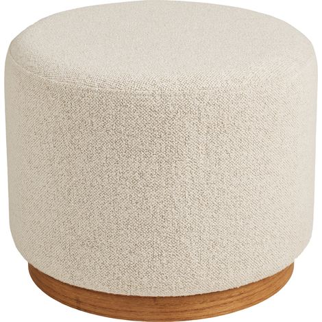 Gry pouf Ø50 cm sable. (1/4)
