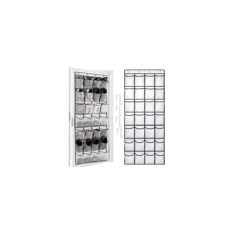 Porte Chaussures Suspendu,Rangement Chaussures Porte,28 Poches Rangement Chaussures Suspendu,Rangement Chaussure à Auspendre,Suspension Multifonction