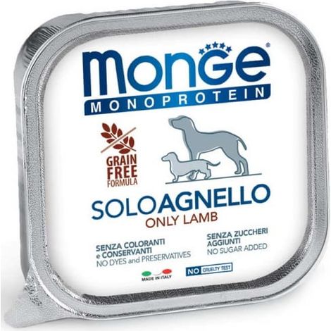 Monge Dog Monoprotein Solo Lamm 150g (1/2)