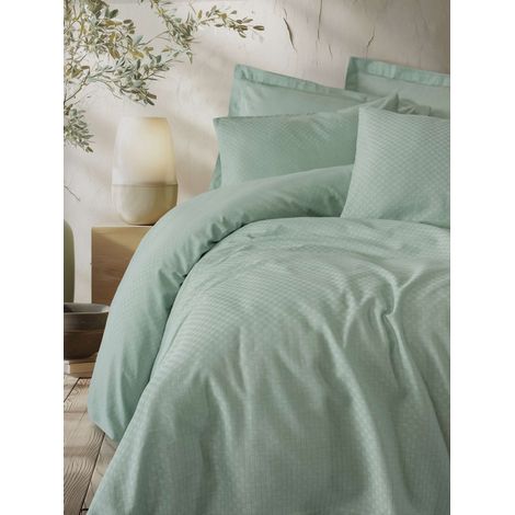 Copripiumino, copripiumino, biancheria da letto Set 100% Cotone Sage (1/3)