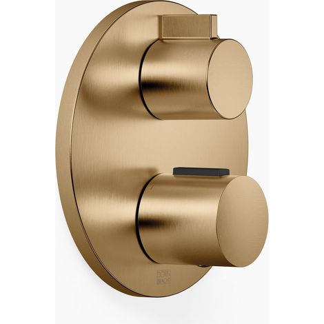 Thermostat encastré Dornbracht avec réglage de débit à sens