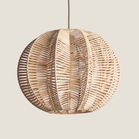 Lampada a Sospensione Rattan Tobonga Naturale (1/5)